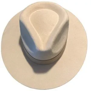 Teressa Foglia X CurateurHat TERESSA FOGLIA Curateur Lynn Rachel Zoe Fedora Vegan Suede  main image 4